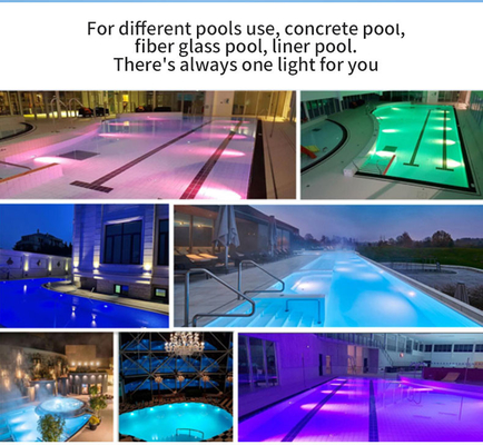 Luci della piscina dell'OEM 42W Inground, cambiamento di colore delle luci LED dello stagno di 220V Inground
